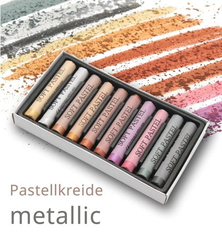 Soft-Pastell METALLIC 10er