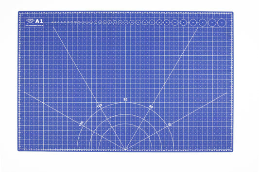 Schneidematte A1 blau schwarz