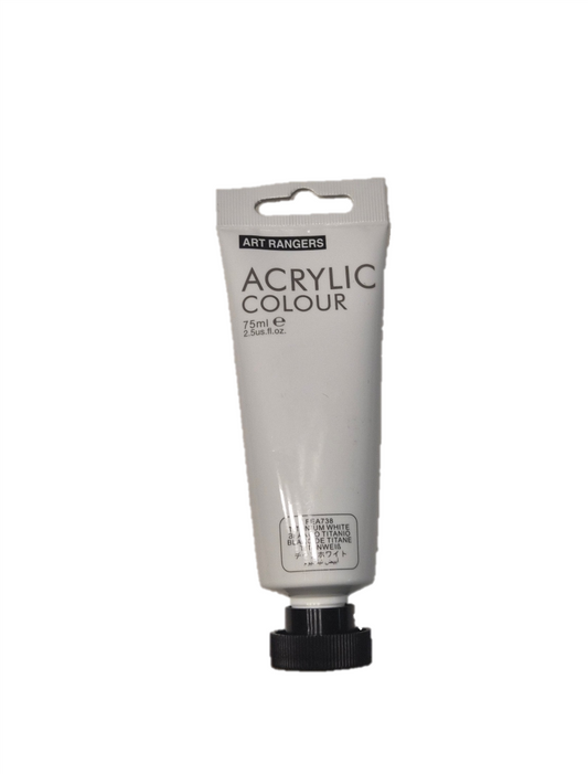 Acrylfarbe Tube Titanweiss 75ml