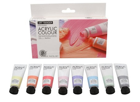 Acrylfarben Pastell 8x22ml Set ART RANGER