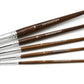 Aquarell Pinsel Set rund 5er
