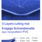 Schneidematte A2 blau schwarz