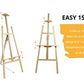 Holzstaffelei EASY 10er Set