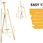Holzstaffelei EASY 10er Set