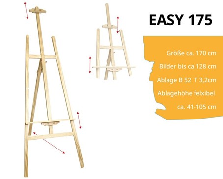 Holzstaffelei EASY 10er Set