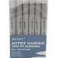 Alkoholmarker Markerstifte 6er