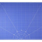 Schneidematte A0 blau-schwarz