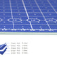 Schneidematte A0 blau-schwarz