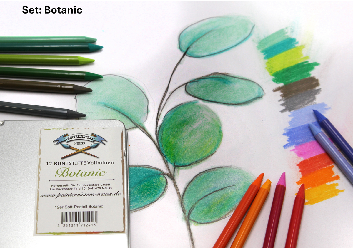 Buntstifte Softpastell 12er