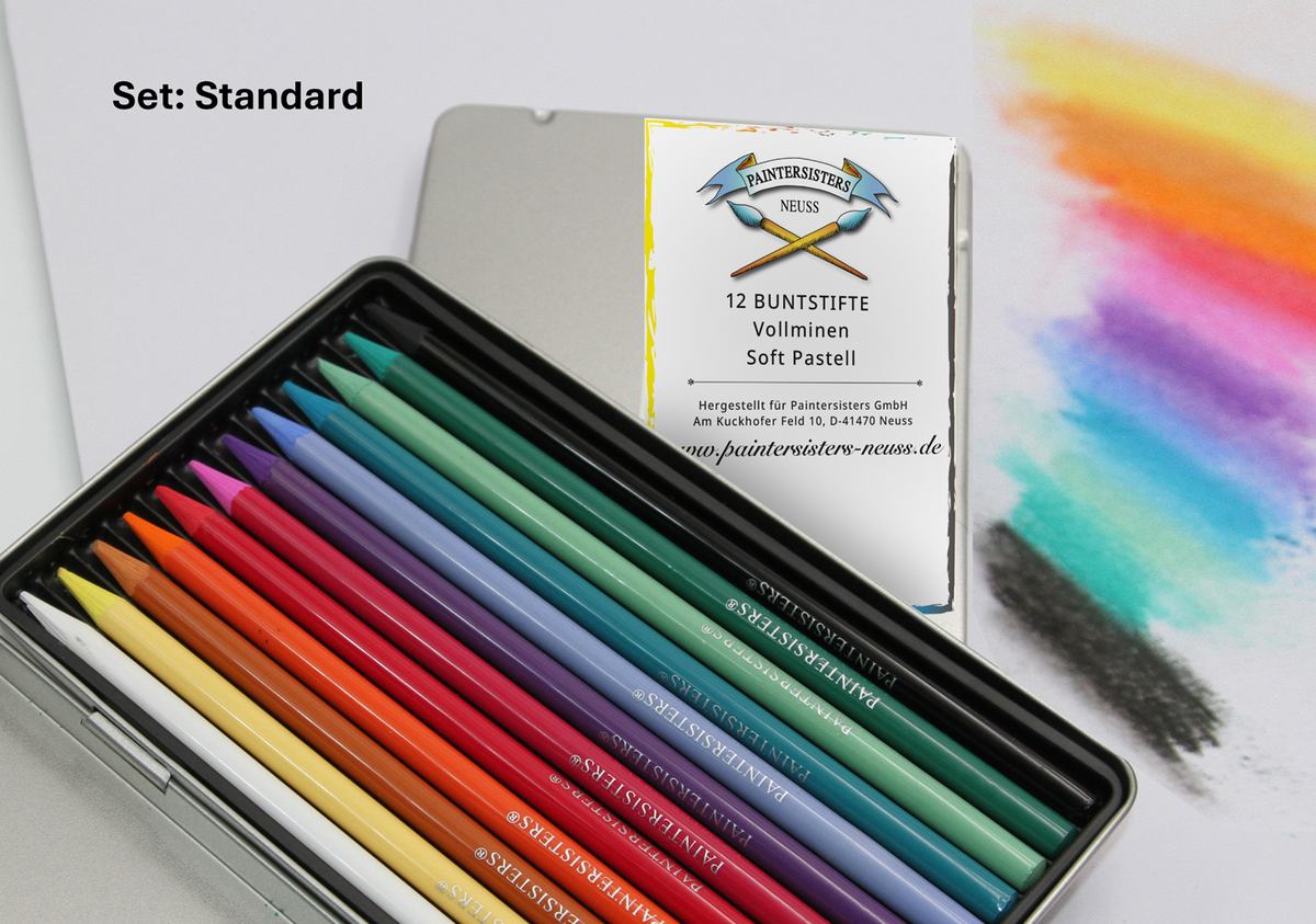 Buntstifte Softpastell 12er